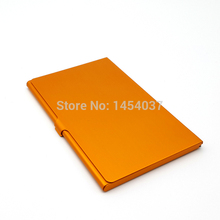 Ultra thin Aluminum Business ID credit card case passport holder cover Kabaw Titular do cartao Tarjetero