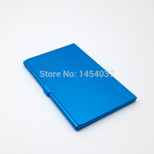 Ultra thin Aluminum Business ID credit card case passport holder cover Kabaw Titular do cartao Tarjetero