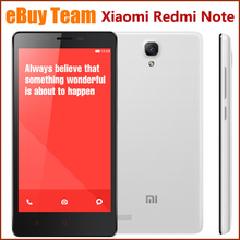 Original Xiaomi Redmi Note Dual SIM 4G LTE Mobile Phone Qualcomm Quad Core 5.5″ 1280×720 1GB RAM 8GB ROM 13MP MIUI 6 Hongmi note