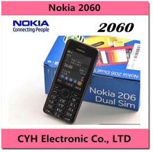 Original unlocked phone Nokia 206/Nokia 2060 mobile phone MP3 Playback 1.3MP Camera