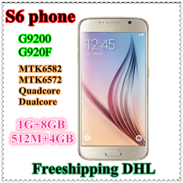 HDC S6 Phone MTK6582 Quad Core MTK6572 dual core 2G RAM 32G ROM Smartphone Android 5