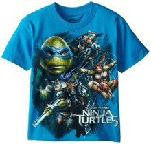 New Arrival Multicolors Colors 3 8 Year Boys Ninja Turtles T shirt Children Summer Cotton short