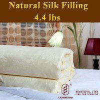 Guaranteed 100% Genuine New luxurious 100% Tussah Silk Comforter Filling 2.0kg,silk quilt, bedding set
