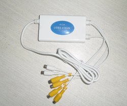 4CH USB DVR , mini USB DVR BOX,4CH DVR CCTV CAMERA VIDEO USB PCI CAPTURE SECURITY CARD -Free shipping(China (Mainland))