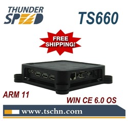 3 USB Port Win CE 6.0 OS Network Terminal Net Computer Thin Client TS660 Support Winows 7 /vista/Linux/xp(China (Mainland))