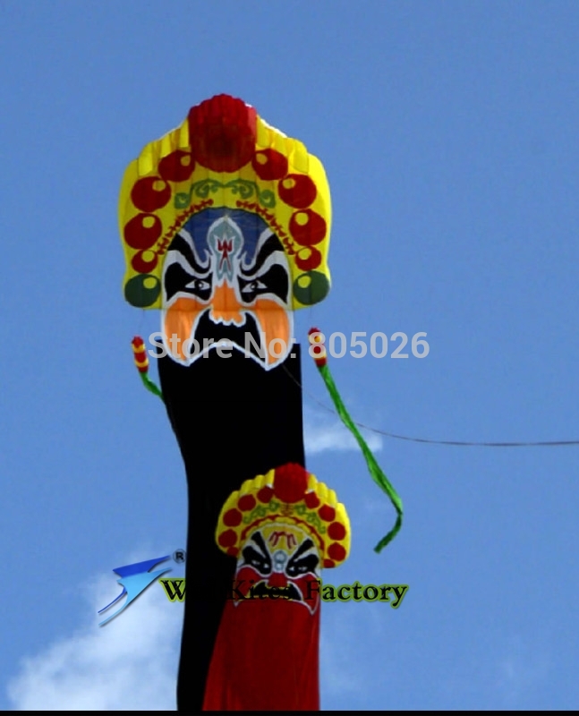 free shipping High quality 20m peking opera soft kite outdoor fun 
