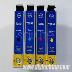 Ink Cartridge T0891/T0892/T0893/T0894 Inkjet Cartridges for Epson S20/SX100/SX105/SX115/S21/SX200 Printer Free shipping(China (Mainland))