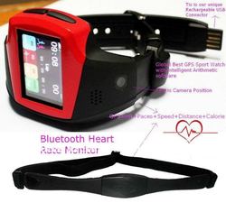 2011 Newest GPS Wrist Mobile Watch Phone G10 Quadband 1.33" TFT JAVA 32GB with Heart rate monitor(China (Mainland))