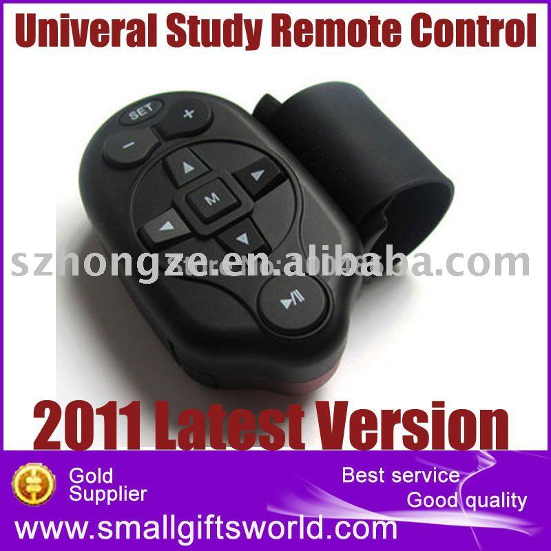 New Version Auto Car Universal Steering Wheel Study Remote Control for DVD GPS DC TV MP3