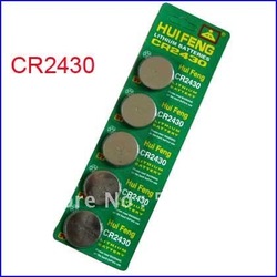 10pcs x CR2430 DL2430 ECR2430 LM2430 3V Lithium Button Cell Battery Coin Batteries(China (Mainland))