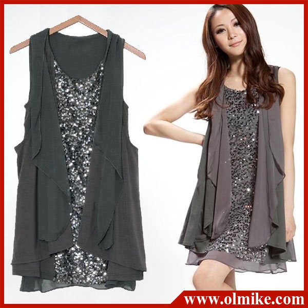 Sexy-new-style-wholesale-price-women-s-sleeveless-Chiffon-Dresses-fit ...