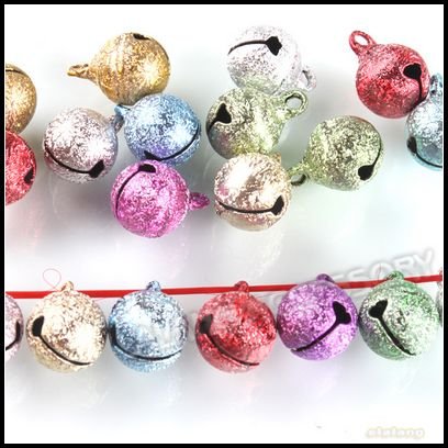 240pcs lot Mixed Colors Small Jewelry Bells Findings Christmas Decoration Jingle Bells 270007