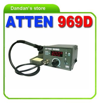 220V Atten 969D AT969D Digital Soldering Stations Soldering Irons