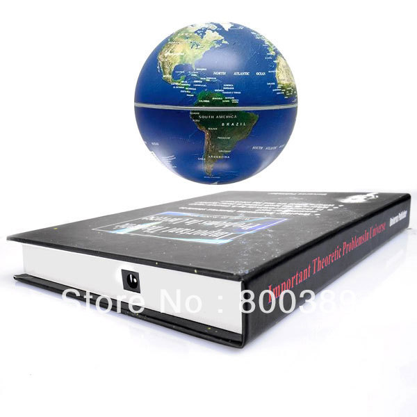 Colorful Decor Book Design Teaching Magnetic Levitating Globe Free Shipping(China (Mainland))