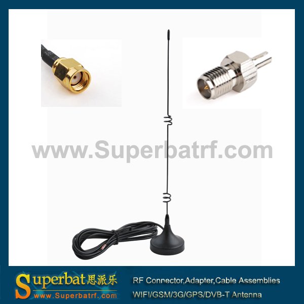 Купить 5дБи антенна gsm/umts 3g с sma разъем + rp sma женщин crc9 ...