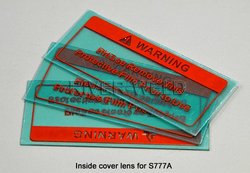 lente s7770a apto s777c da tampa interna do CAPACETE da SOLDADURA 3pcs OP023