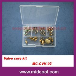auto ac valve core kit 35 valves of 6 different types and one remover & installer tool.(China (Mainland))