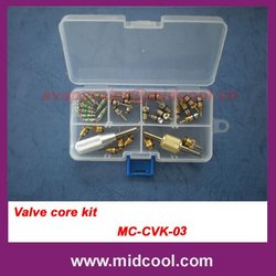 auto ac valve core kit total 34 pieces(China (Mainland))
