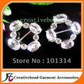 new style Wedding Rhinestone Ribbon Invitation Buckle