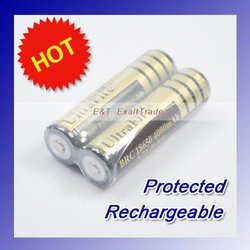 Ultrafire brc 18650 4000 mah li-ion mit pcb batterie versandkostenfrei