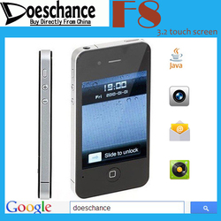 hot selling 3.2" I9 4G F8 touch screen dual sim free shipping (support drop shipping)(China (Mainland))