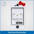 Free shipping Wholesale new arrived hello kitty hard case for iphone 4 , hard case, 5 color