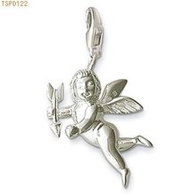 Free Shipping sterling silver Cupid  Charm pendants
