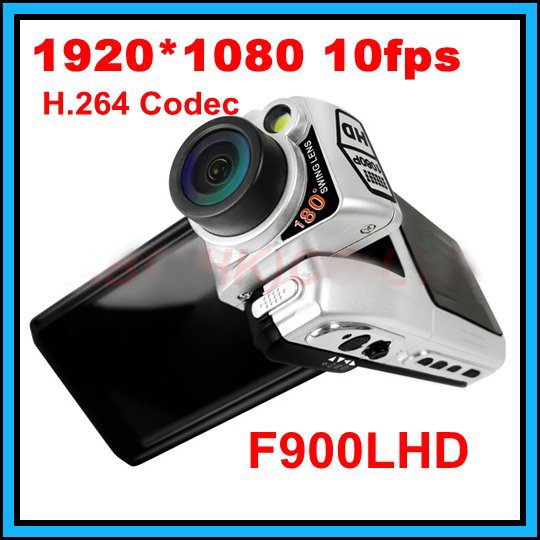 Car DVR with HD 1080P 2.5'' TFT LCD Digital Camera Vehicle Car DVR recorder FL night vision HDMI H.264 Free shipping F900LHD