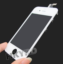 White LCD Display Touch Digitizer Glass Screen Assembly for Apple iPhone 4S BA092(China (Mainland))
