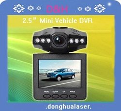 2.5 " carro DVR com lente veículo DVR de uma visão nocturna de 120 graus