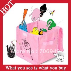 Free Shipping! 6pcs Red Home Furnishing Storage Box Fold Casmetic Cases -- BIB10 Wholesale(China (Mainland))