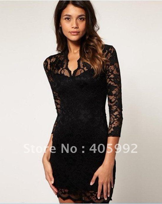 sexy lace dress on Top Grade Sexy Lace Dress With Good Cotton Lining  Sexy  Slim Figure