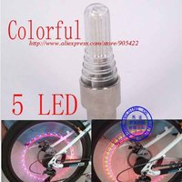 50pcs/lot Free shipping  free shipping 32 type mode colorful 5 LED Wheel light  MC05