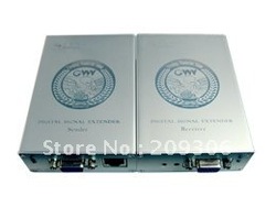300 meters VGA Extender VGA+AUDIO port, Video signal extender, throught Cat5E/CAT6 cable extend the VGA and Audio signal(China (Mainland))