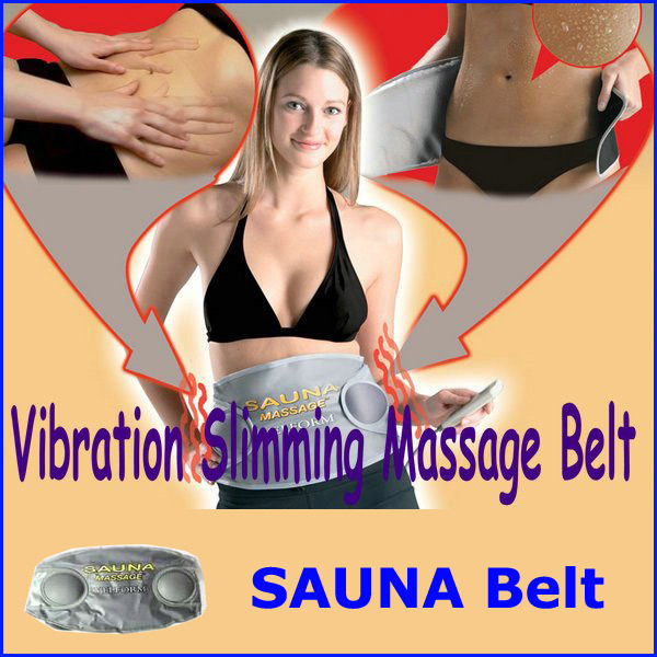 Sauna Vibration Slimming Body Massage Belt Weight Loss Massager Free Shipping