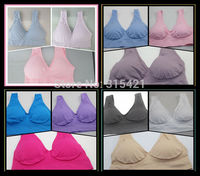Genie Bra Seamless Adjustment Ahh Bra with Removable Pads,3 color a set no other select, only one set sale