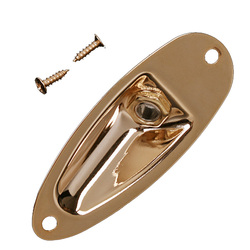 Golden Boat Output Jack Plate Socket for Stratocaster guitar parts , HIGH QUALITY!!!(China (Mainland))