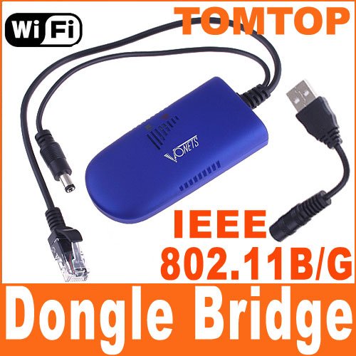 Vonets VAP11G RJ45 WIFI Wireless Bridge For Dreambox Xbox PS3 PC Camera TV Adapter with Retail Box Free Shipping Wholesale(China (Mainland))