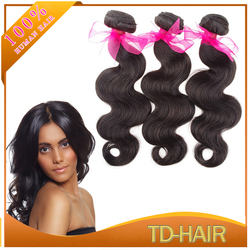 Remy Virgin Brazilian Hair, Human Hair Extension Body Wave 22"-24"-26" each, natural color 1b#, 300g/lot, DHL free shipping(China (Mainland))