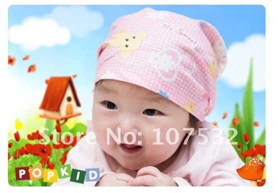 2012 New style 10PCS/LOT hot selling baby cap ,baby Pirates hat ,Bandanna Cap with different design mixed(China (Mainland))