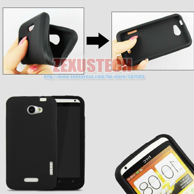 Soft Silicone One X Cover Colorful Valueable Case For HTC One X Endeavor Edge Supreme S720e