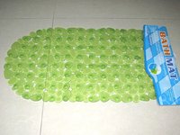free shipping 3pc/lot PVC material  cobblestone shape transparent color antislip  hygiene with acetabula bathroom mat