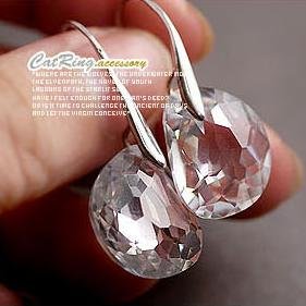 Trendy Charm Jewelry Women Acrylic Pea Earrings Hood Eardrop C7R13 