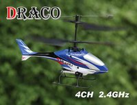 Free Shipping Nine Eagles 210A draco 4CH RC Helicotper RTF 2.4GHz /w Gyro (NE-R/C-210A-DRACO-O)