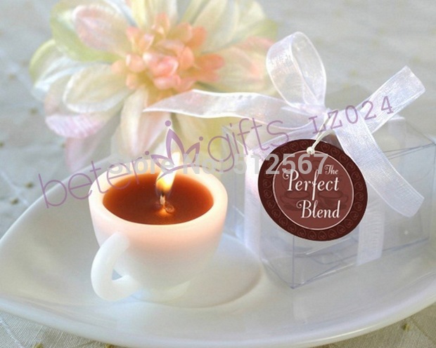 The Perfect Blend Coffee Cup Mini-Candle, Party Decoration, Bridal Shower Favors