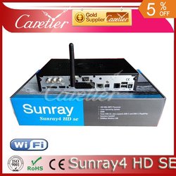 free shipping lastest sunray 800 SE sr4 WIFI DVB-S, optional: DVB-C, DVB-T black & white(China (Mainland))