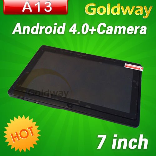 DHL 7" A13 Tablet PC 5-point Capacitive screen Android 4.0 WIFI Camera super slim 512MB/4GB(Hong Kong)
