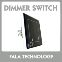 black dimmer switch