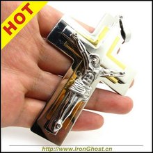 Huge Heavy Men s Gold Holy Jesus Cross Pendant For Men Women 316L Stainless Steel Cool