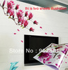 [funlife]-50x70cm Purple Magnolia Flower adult living Room MURAL ART WALL PAPER STICKER